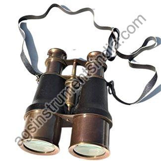 AGSB-03 Brass Binocular With Leather Hanging Strip