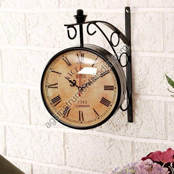 Aluminium Antique Station Clock