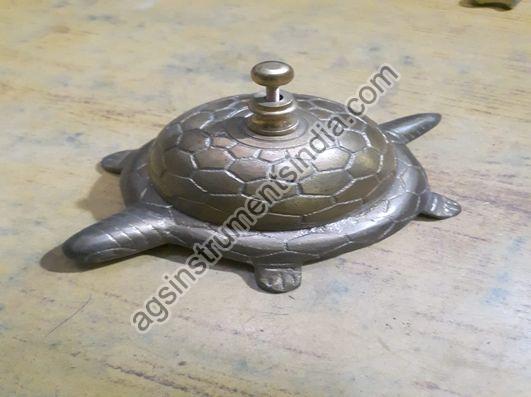 Polished Tortoise Shaped Table Bell, for Hotel, Office, Feature : Elegant Look, Fine Finished