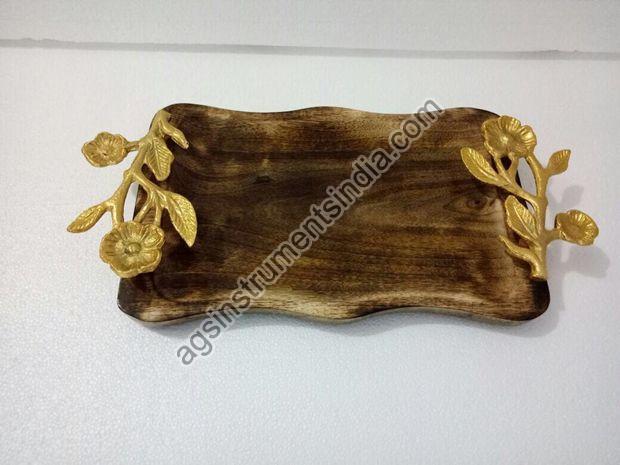 Wooden Platter, Shape : Rectangular
