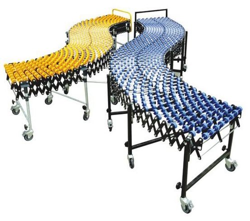 Stainless Steel Skate Wheel Flexible Conveyors, Length : 10-20 Feet