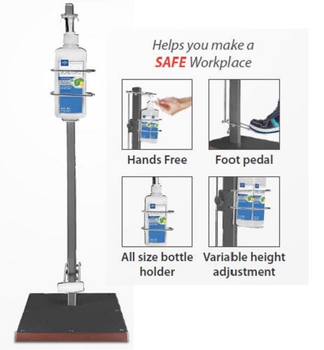 Foot Pedal Hand Sanitizer Dispenser