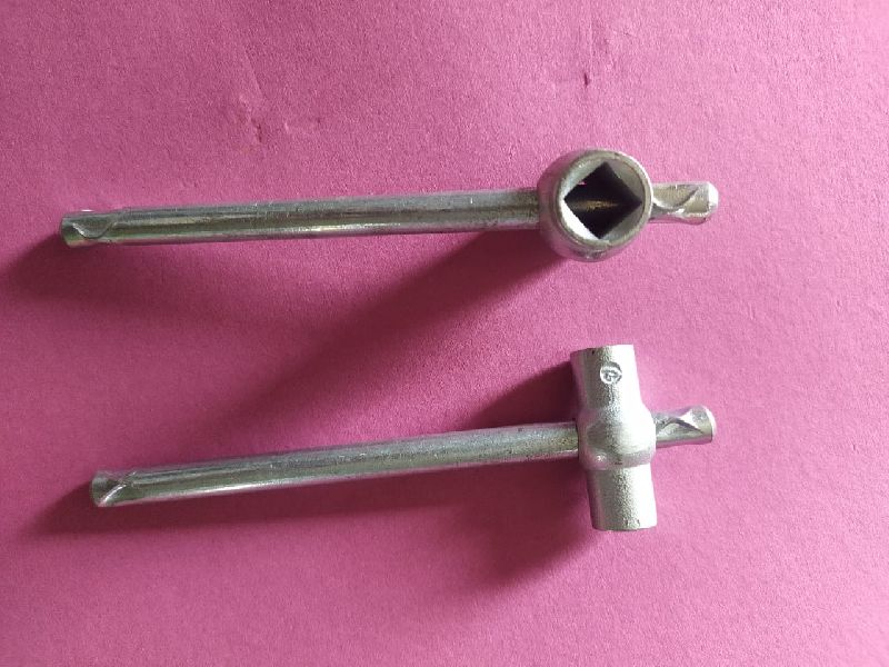 Mild Steel Gas Cylinder Key, for Industrial, Feature : Fine Finished