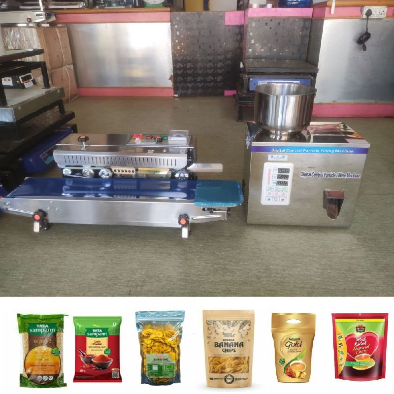 Horizontal Band Sealer with Weighing Machine