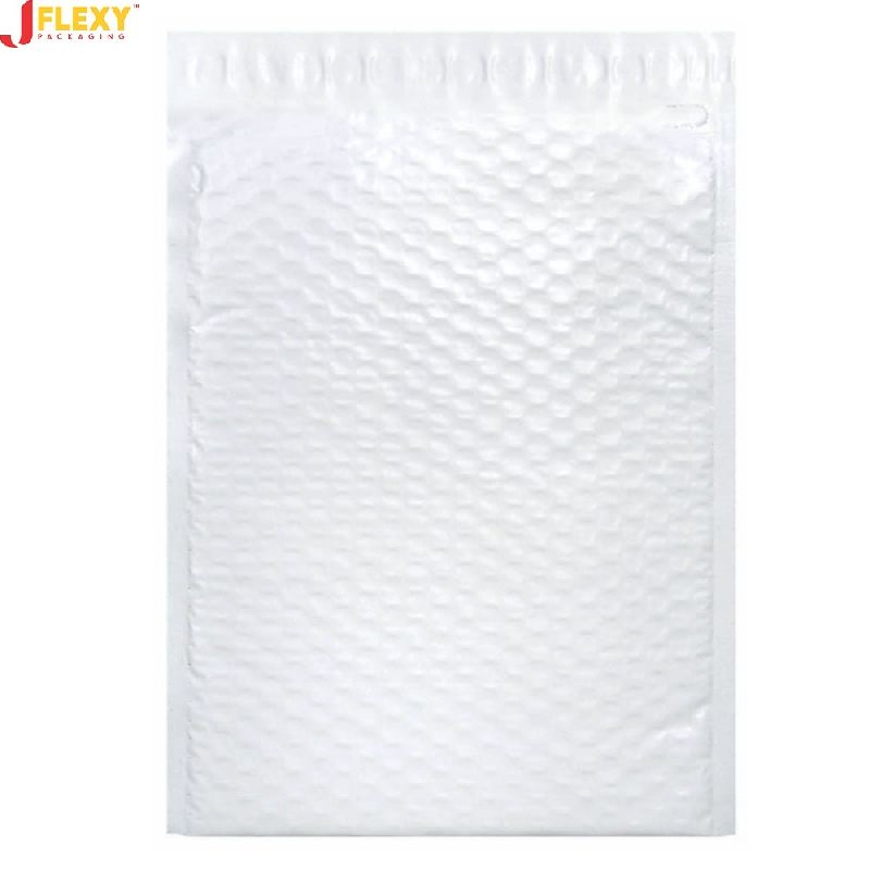 Poly Bubble Mailer Flat Sealed, Color : White