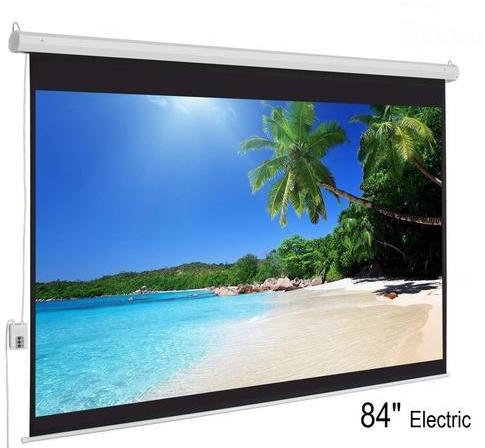 Rectangle Indoor Outdoor Projector Screen, Color : White