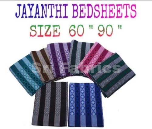 Sri Fabrics Printed Jayanthi Cotton Bed Sheets, Size : 60x90 Inch