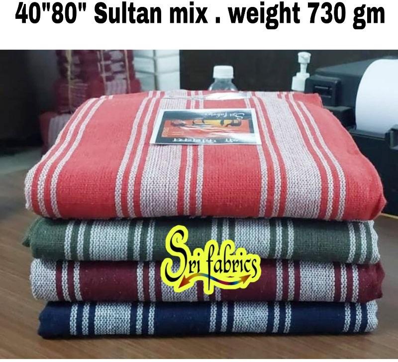 SRI FABRICS Sultan Cotton Bed Sheets, for Hotel, Lodge, Size : 40x70 Inch