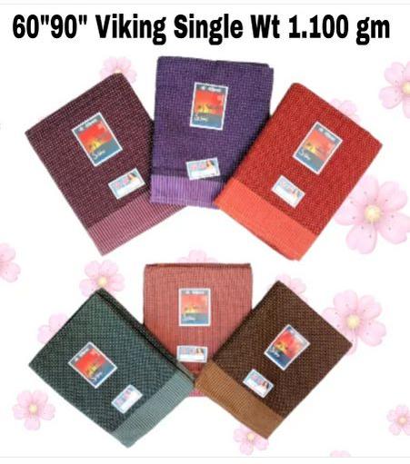Sri Fabrics Plain Viking Cotton Bed Sheets, Size : 60x90 Inch