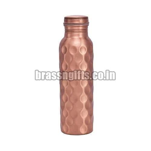  Hammered Diamond Copper Bottle, Storage Capacity : 1ltr, 500ml