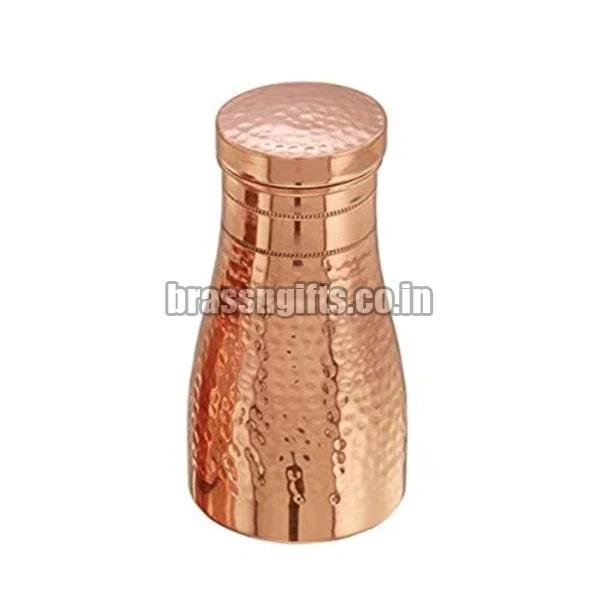  Polished Cooper Hammered Copper Bedroom Jar, Size : Standard