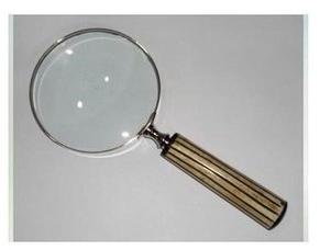 Brass Magnifier Reading Glass, Color : Customized