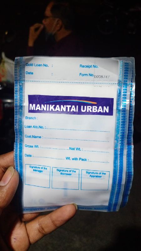 Manikantai Urban Gold Loan Envelopes, Size : Standard