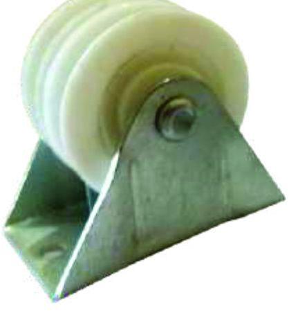 Polished SS Double Pulley, Shape : Round