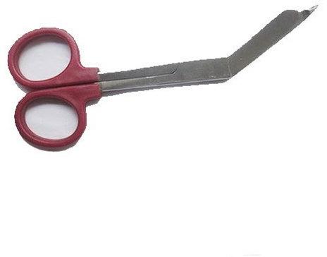 Stainless Steel Plastic Bandage Scissors, Size : 7Inch