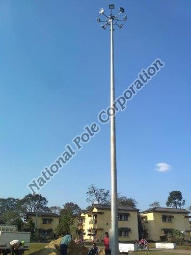 Mild Steel High Mast Light Poles, Size : 30 Meter