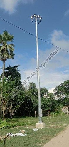 NPC Mild Steel High Mast Lighting Pole, Size : Standard