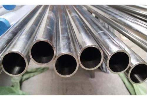 Round 304 L Stainless Steel Pipes, Color : Grey