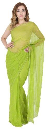 Chiffon Plain Saree