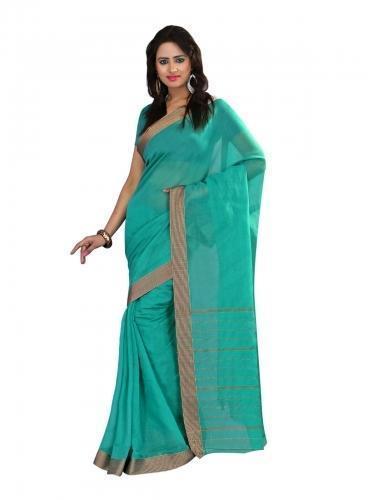 Cotton Plain Saree