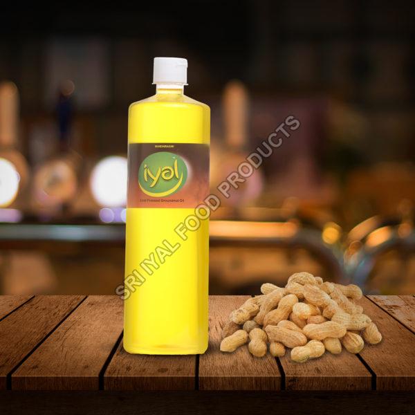 Iyal 1L Cold Pressed Groundnut Oil, Purity : 100%