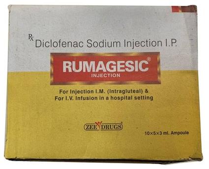 Diclofenac Sodium Injection, Packaging Type : Box
