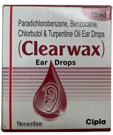 Paradichlorobenzene Benzocaine Chlorbutol Turpentine Oil Ear Drops