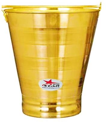 Copper Brass Bucket, Capacity : 8 liters