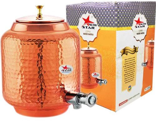 Copper Water Pot Pattern Hammered At Rs 2 299 Piece In Hyderabad   Copper Water Pot 1658118474 6450211 