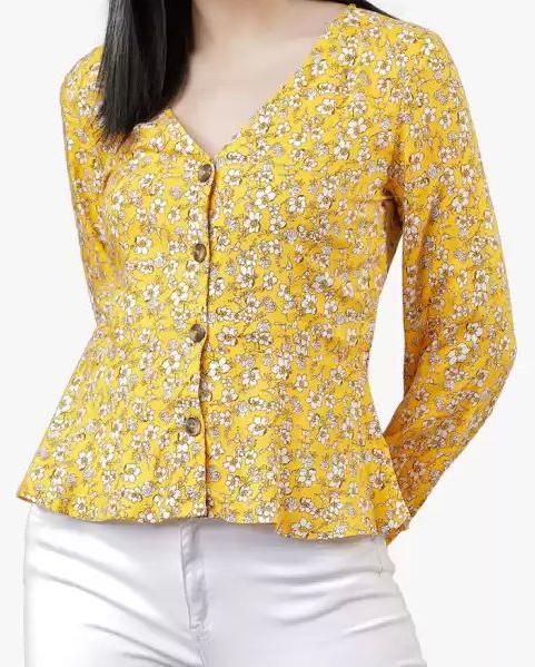 Cotton Ladies Printed Top, Feature : Comfortable