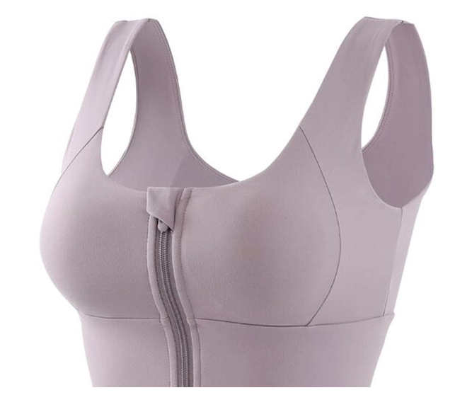 Cotton Front Zipper Sports Bra, Size : 30, 32, 34, 36, Color : Black, Grey,  Red, White At Rs 4,001 / Unit In Greater Noida