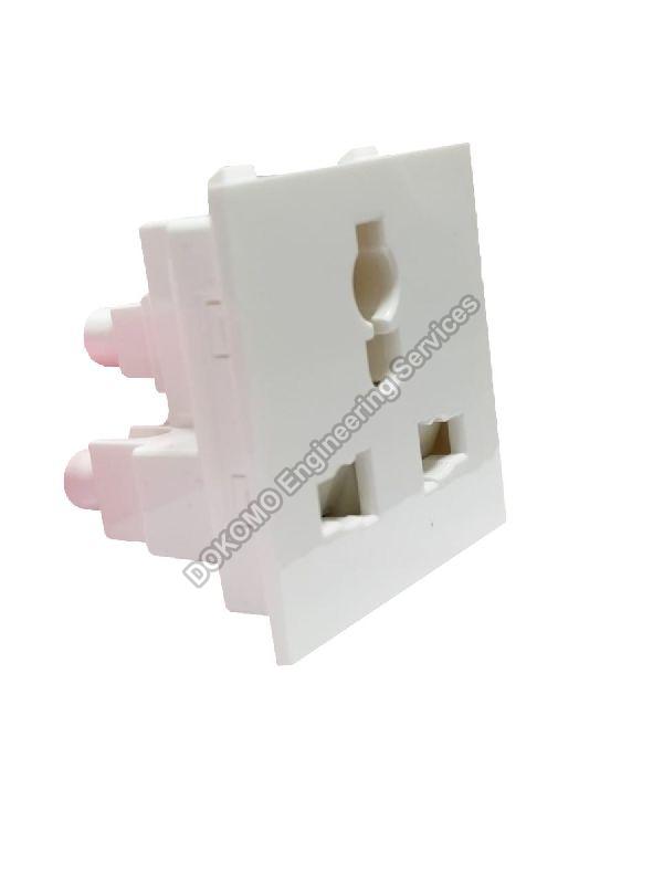 Anchor Ziva White Socket, Shape Square, INR 53INR 100 / Piece by
