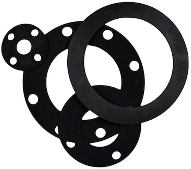Round Polished rubber gaskets, for Industrial, Packaging Type : Packet