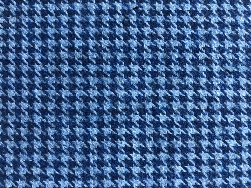 Houndstooth Woolen Tweed Fabric, for Textile, Width : 35-36 inch