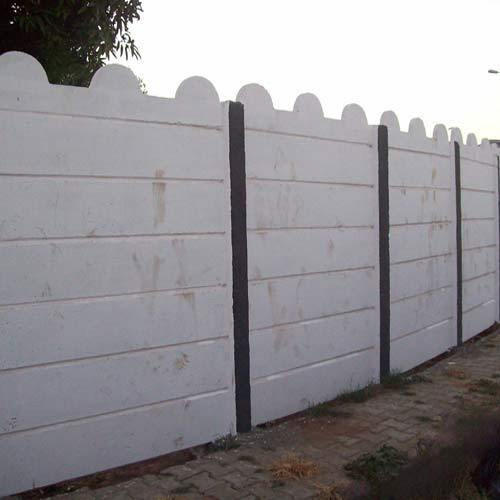Polished RCC Compound Boundary Wall, Size : 40x40ft, 45x45ft
