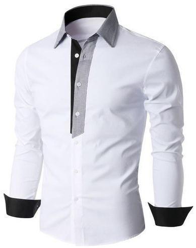 Cotton Plain mens shirts, Feature : Anti-Shrink, Anti-Wrinkle, Eco-Friendly, Quick Dry