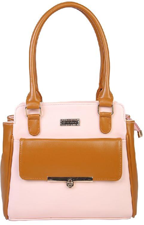 Ladies Leather Designer Handbag, Closure Type : Zipper
