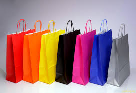 Multicolor Kraft Paper Bags