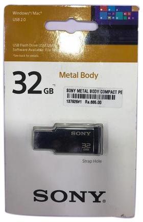 Metal Sony Pen Drive, Style : Stick