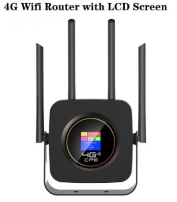 4G WIFI Router With LCD Screen