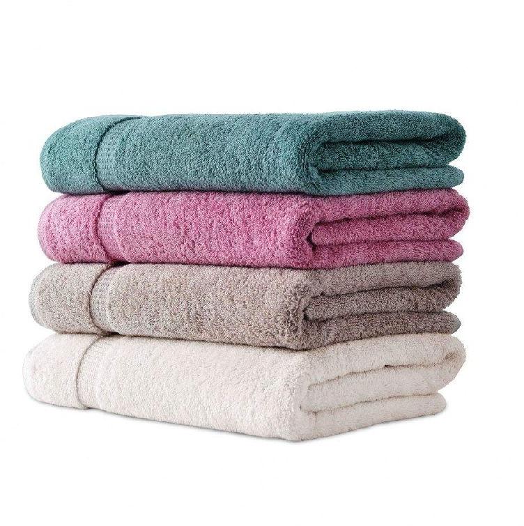 Plain Cotton bath towels, Size : Multisize