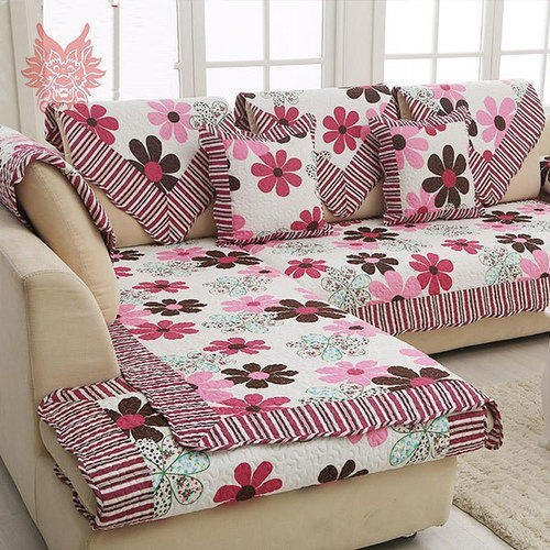 Pinted Cotton Sofa Cover Set, Feature : Comfortable