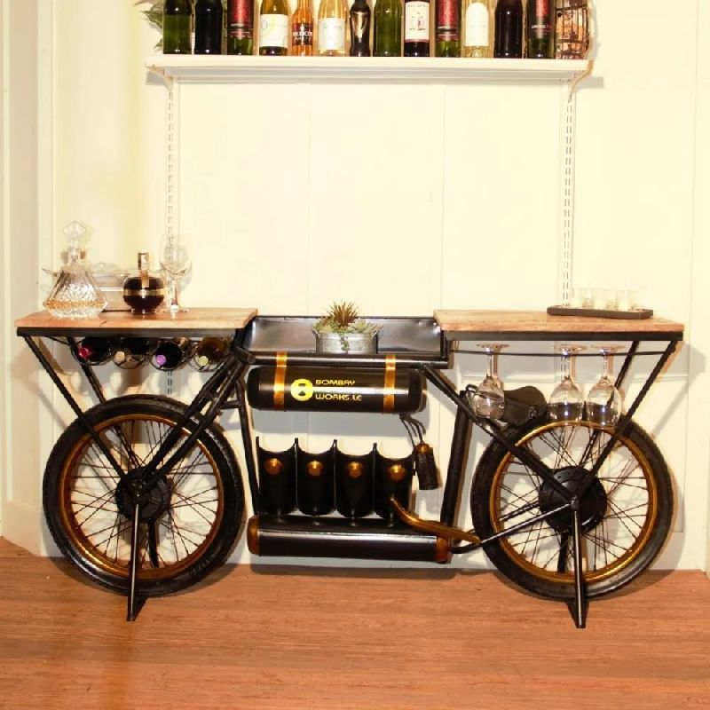 BMW Bar Bike Counter Table, for Home, Hotel, Restaurant, Feature : Attractive Designs, Corrosion Proof
