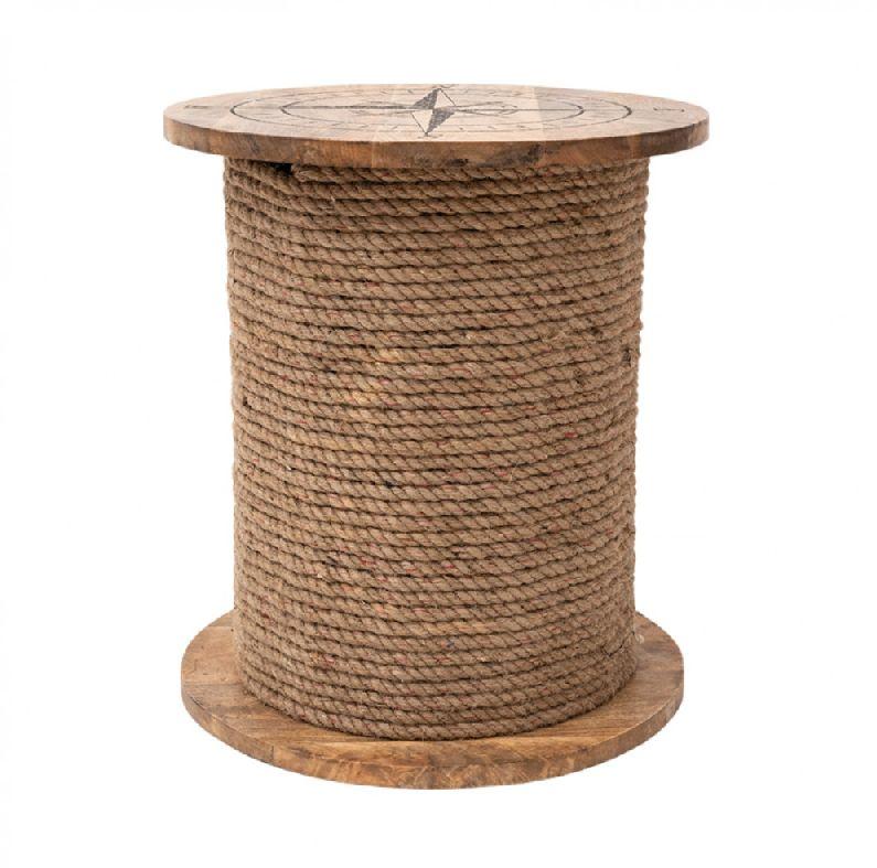 Polished D2006 WOODEN REEL TABLE, for Restaurant, Office, Hotel, Home, Specialities : Stylish, Perfect Shape