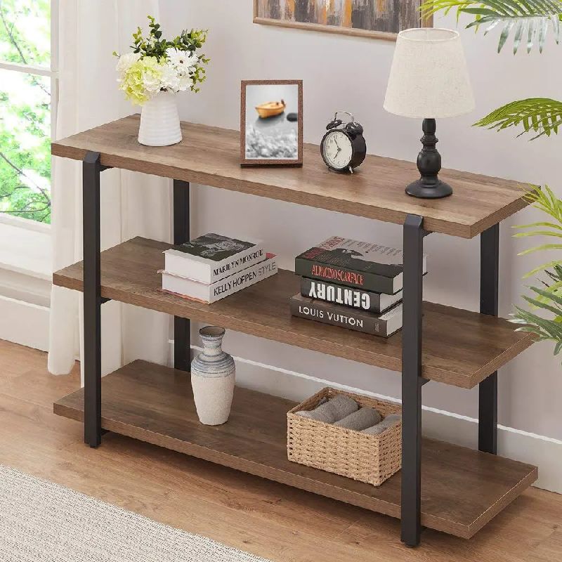 Dexter wooden Console Table With 3 Tier Storage