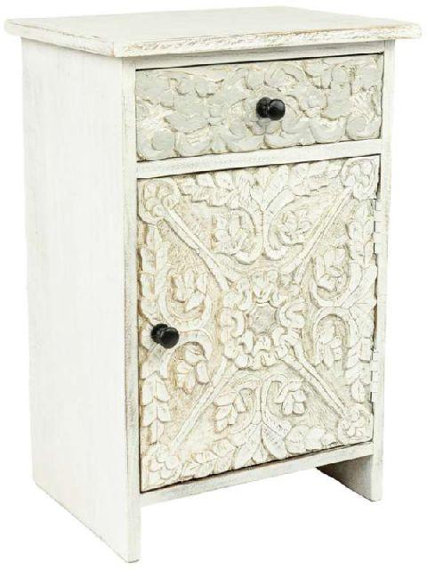 Liviza bedside table Aida white, Style Modern at best price in