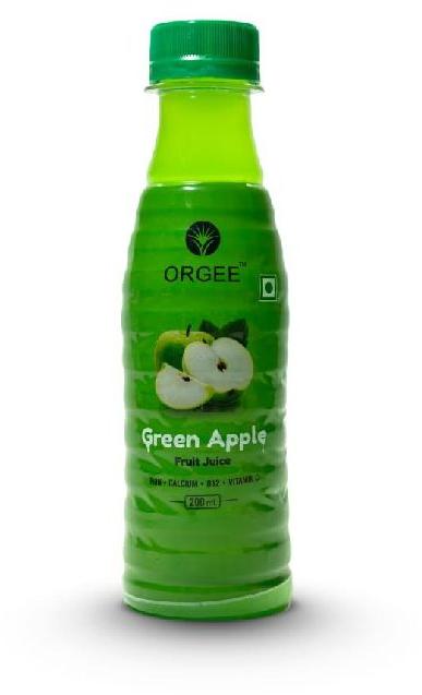 Orgee Green Apple Juice, Packaging Size : 200 ML