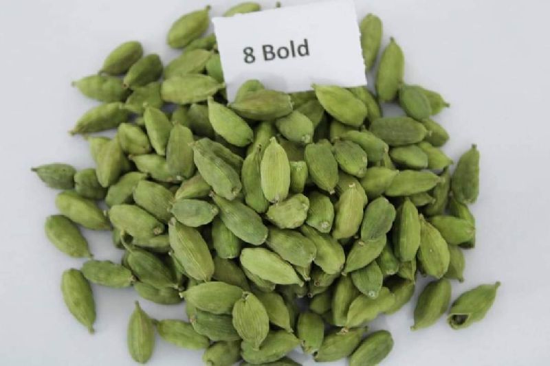 Blended Organic green cardamom, for Cooking, Spices, Food Medicine, Cosmetics, Certification : FSSAI Certified