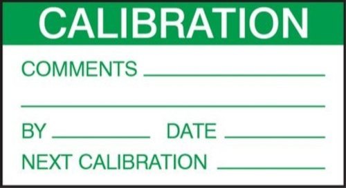 PAPER Calibration Labels, Packaging Type : Roll