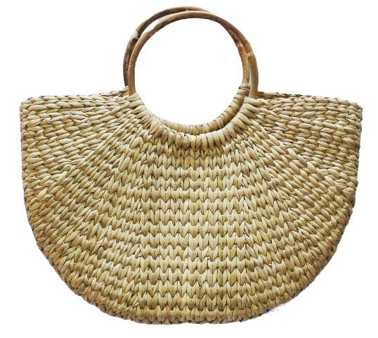 Straw Semi Circle Bags, Type : Fancy by Geet Leather Craft from Delhi ...